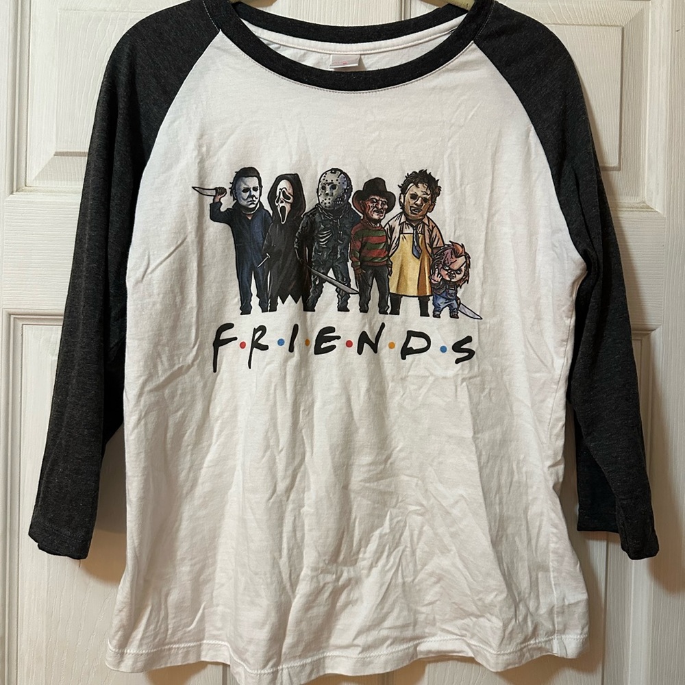 Friends Halloween shirt. Baseball tee